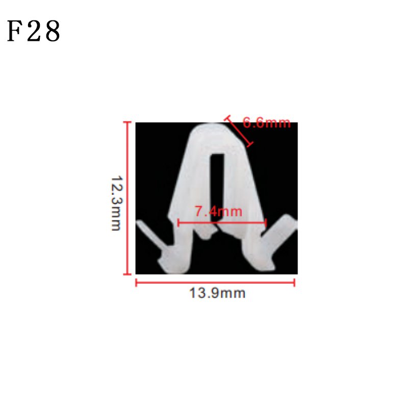F28 Automotive Car Instrument Panel Audio Plastic Nylon Clip For Universal