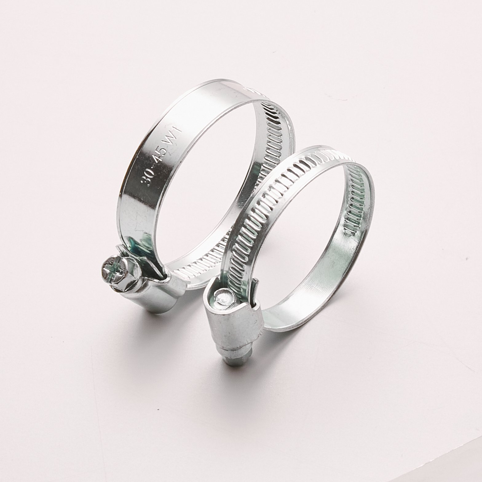 Professional production quick adjustment Galvanized steel Germany Type hose clamp For Auto Parts