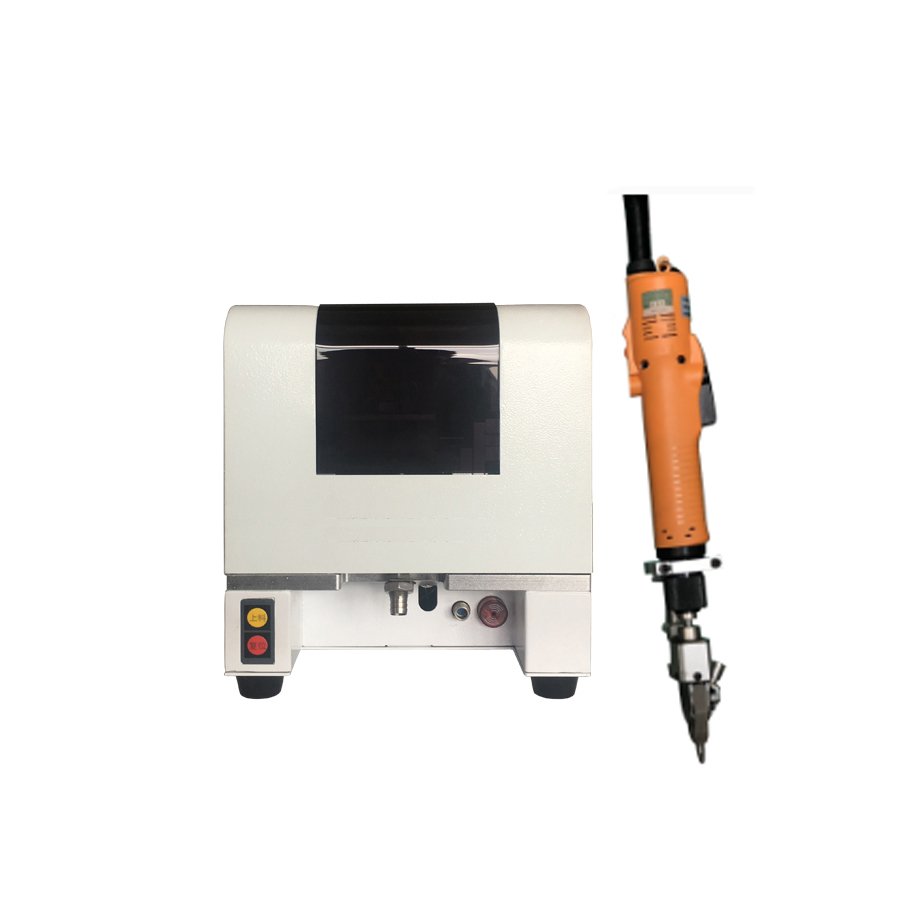 Handheld screwdriver machine with screw feeder
