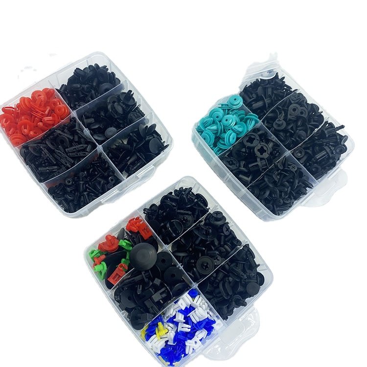 725pcs Auto Fastener & Clip Kit Plastic Bumper Retainer Shield Clips Rivets Push Pins Assortment for Cars Trucks & SUVs