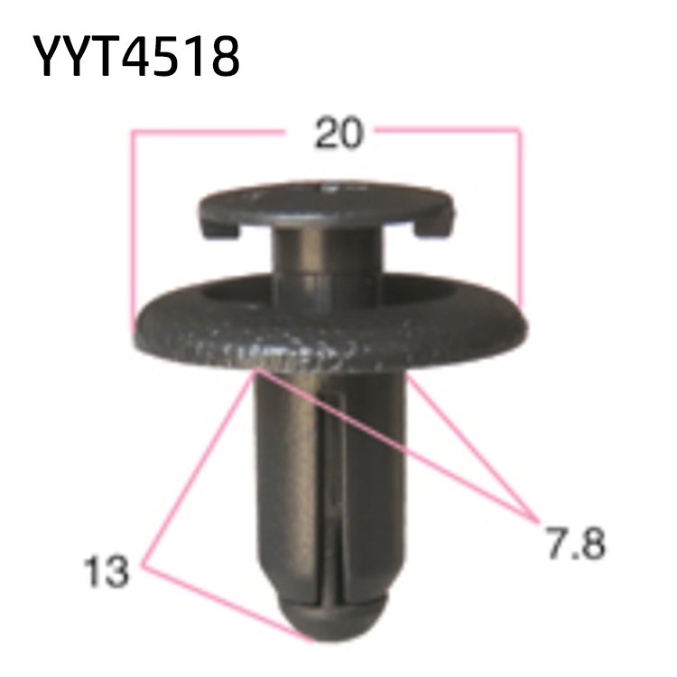 Custom Automotive Fasteners Manufacturer Assortment Clips Push Type Rivet Plastic Car Clips