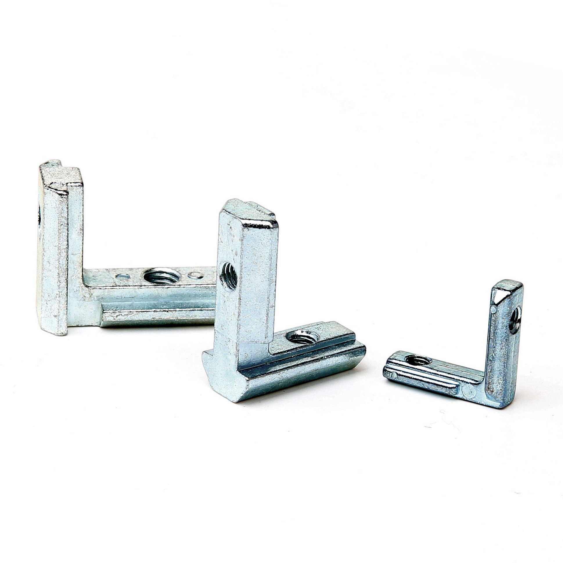 Zinc Alloy DIN GB Angle Groove Connector Aluminum Profile 20/30/40/45 Embedded Angle Groove Fitting L Shape Corner Connector