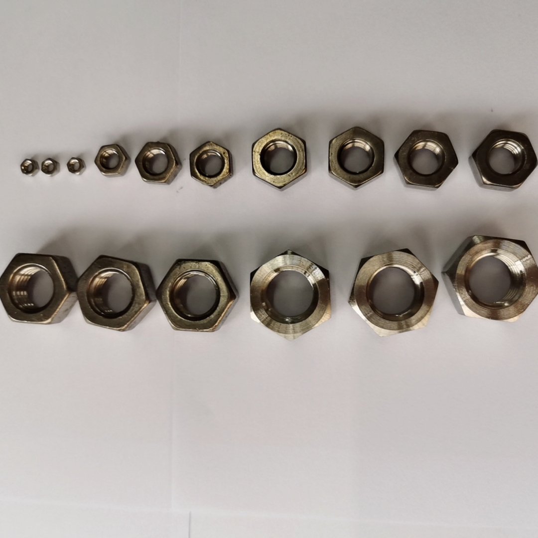 Titanium Hex Flange Head Nuts for Bolts Screws Standard M6 Fastener Auto Parts DIN 6923 Titanium Bolts Motorcycle