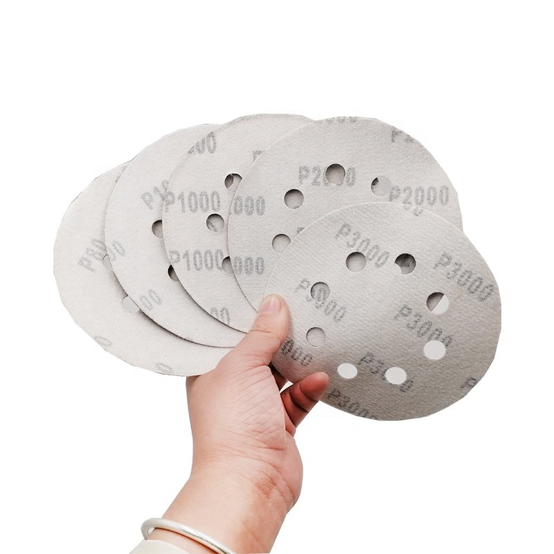 5-Inch High Aluminum Oxide Sanding Disc Hook Loop Fastener Polishing Wood Metal Car Automotive Furniture Optimal Auto Polisher
