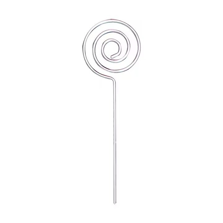 Customized Metal colored paper clips card holder photo display stand for Chinese crafts manufacturer