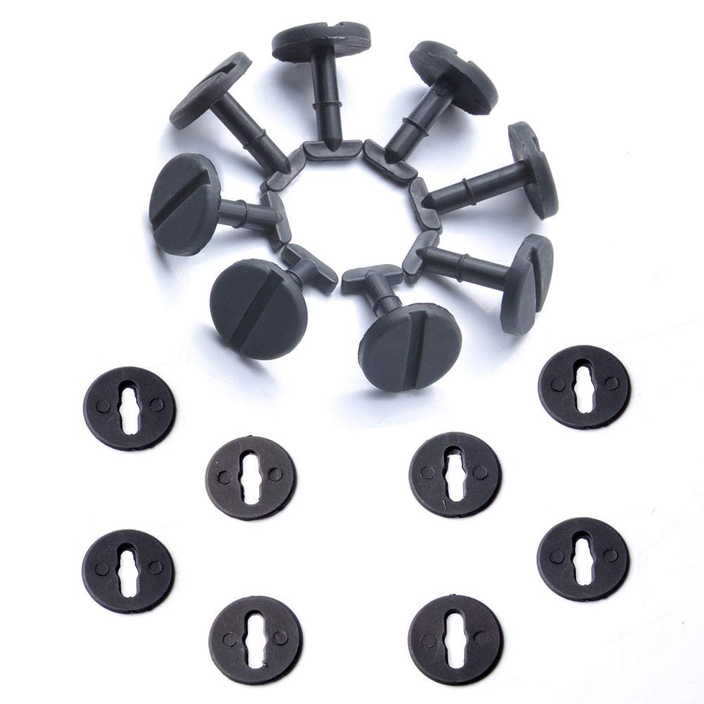 MIKKUPPA 8PCS Nylon Floor Mat Car Clips for BMW 3 5 7 E36 E46 E38 E39
