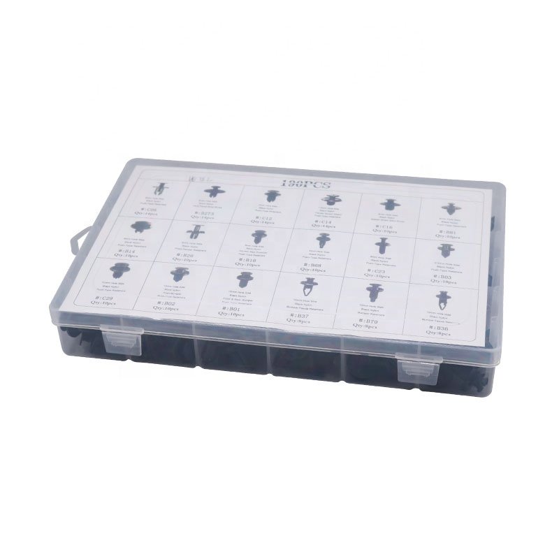 190pcs Auto Parts and Accessories Spare Parts for Cars Wholesale Auto Body Clips and Retainers 12 Colorful 7 Days 5 Box ISO9001