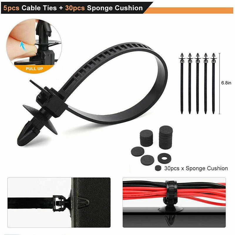 OEM C0427 750 Pcs car clips Nylon Auto Bumper Fastener Push Retainer Trim Clips Pin Rivet Bumper Clips