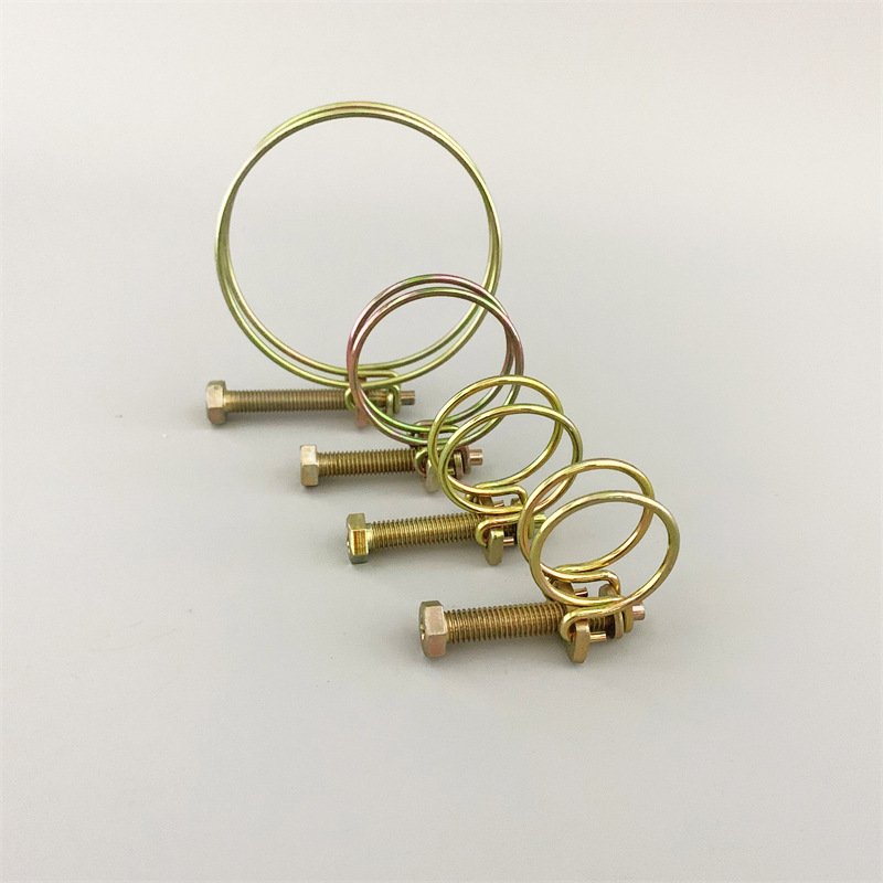 Manufacturers Supply Iron Galvanized Double Steel Throat Hoop Complete Stainless Steel Hoop Specifications Various Available