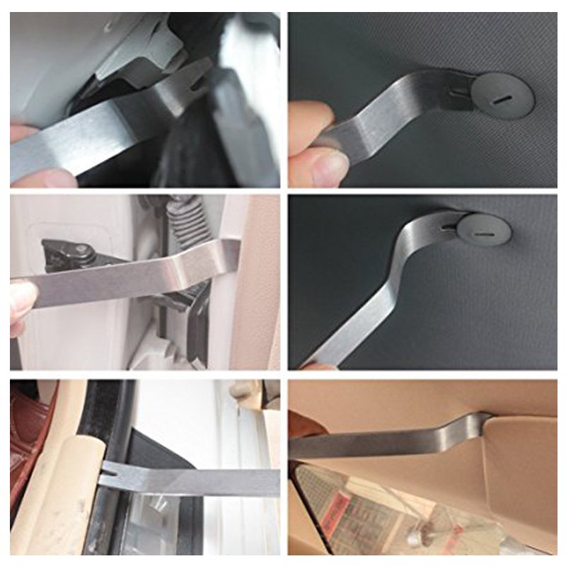 universal car clips metal removal tool for install auto door window Fender Rivets fasteners