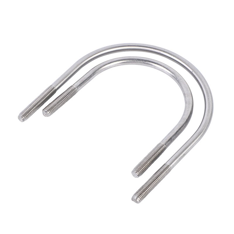 Wholesale Top Quality Custom Galvanized U Bolt Auto Part Trailer U-bolt Nut Pipe Clamp High Strength Stainless Steel U Bolt