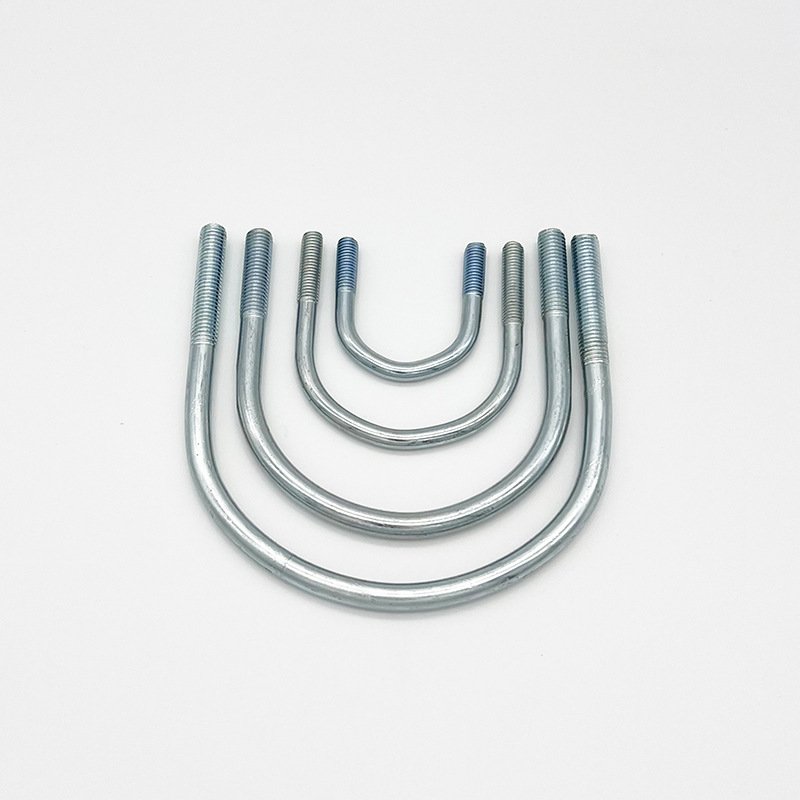 Wholesale Top Quality Custom Galvanized U Bolt Auto Part Trailer U-bolt Nut Pipe Clamp High Strength Stainless Steel U Bolt