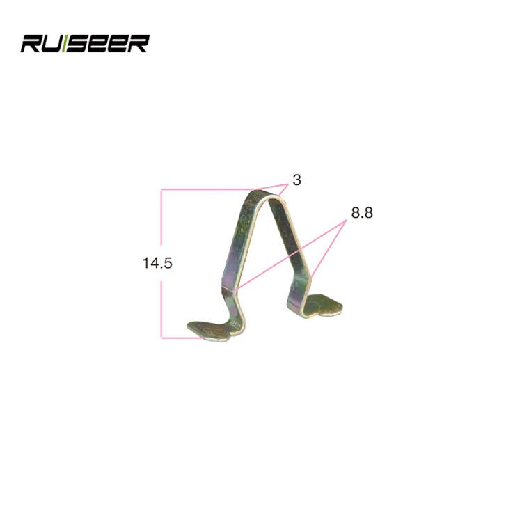Automotive Fasteners Clips Spring Steel Galvanized U Clip Nut Trim Clip