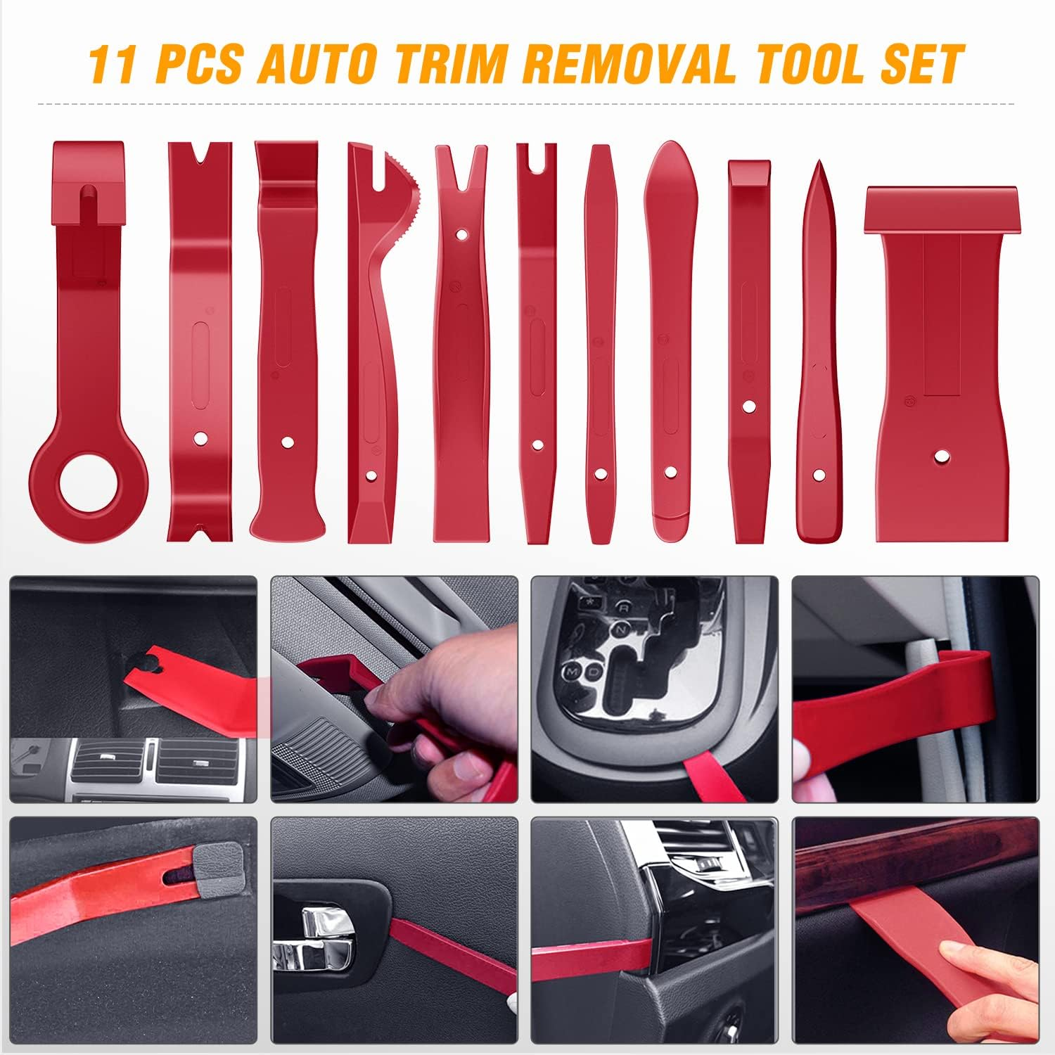 238Pcs Trim Removal Tool Auto Push Bumper Retainer Clip Set Fastener Terminal Remover Tool Adhesive Cable Clips Kit