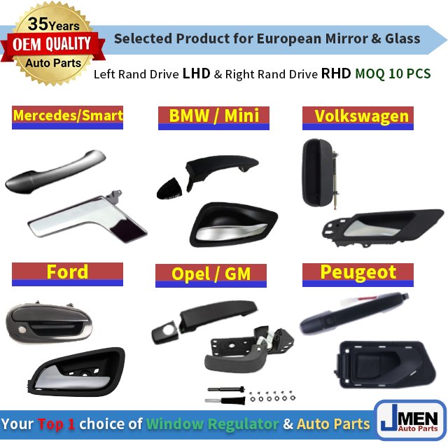 Jmen for HONDA PILOT Exterior Door Handle Interior Outer Inner Tailgate Car Auto Body Parts