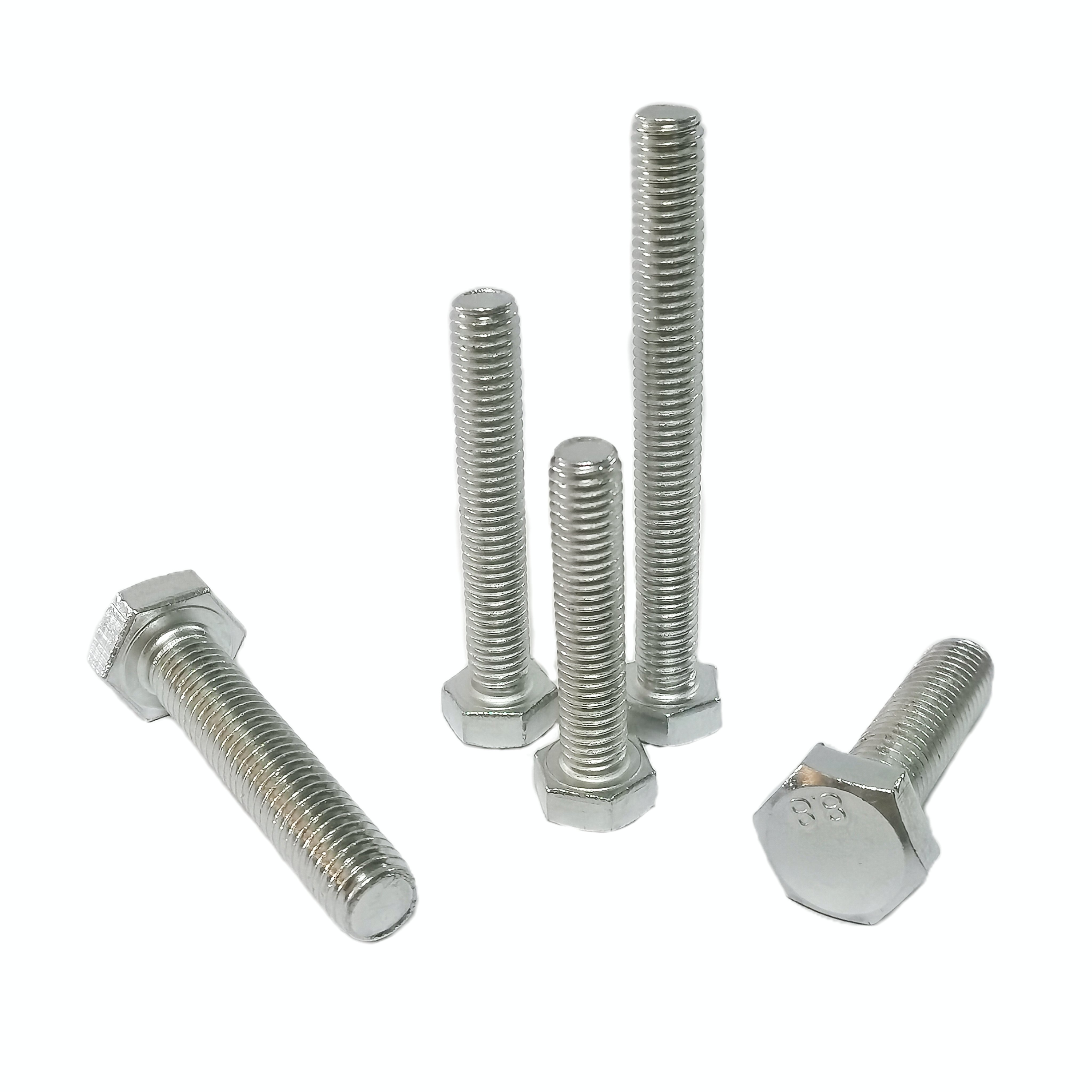 Best Price Fasteners China Fastener Manufacturer Steel Galvanized Hex Bolt Full Thread DIN933 Hexagon Head Bolt Hex Bolt And Nut