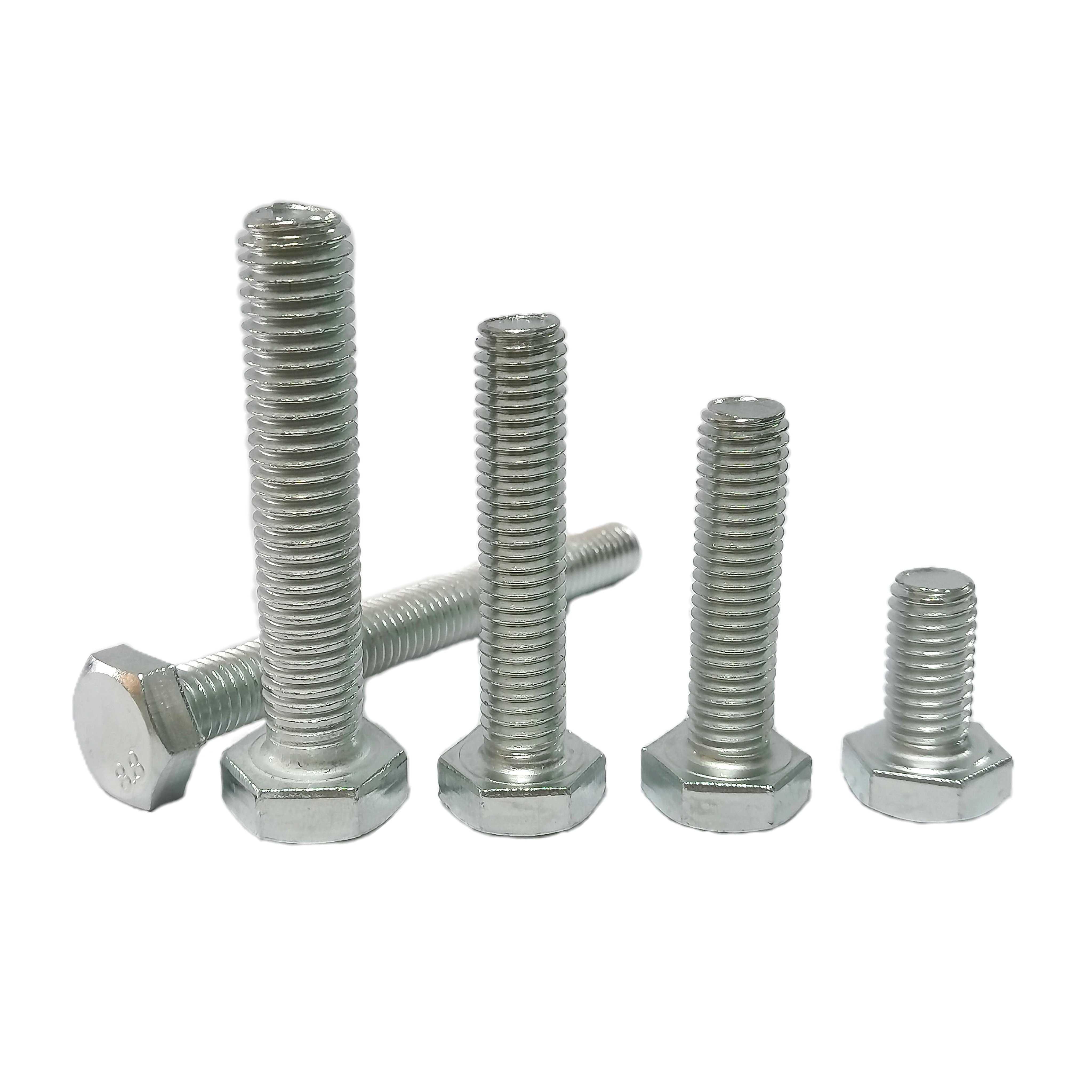Best Price Fasteners China Fastener Manufacturer Steel Galvanized Hex Bolt Full Thread DIN933 Hexagon Head Bolt Hex Bolt And Nut