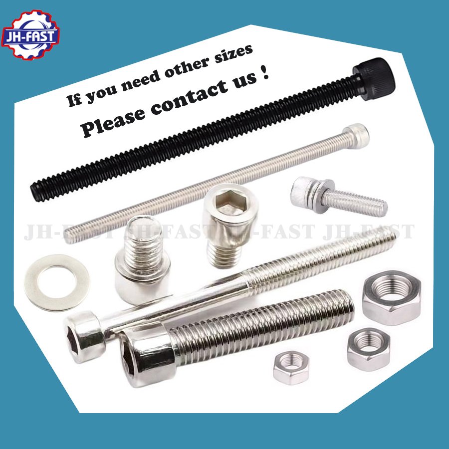 Hex Socket Head Black Allen Bolt M8 X 45 Allen Cap Bolt Din 912 10.9 12.9 Grade Hex Allen Key Bolts Din912