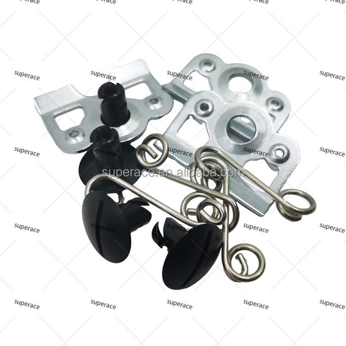 Sprint Car Parts Oval Panel Head Quarter Turn Dzus With Spring ,Back Plate Kit