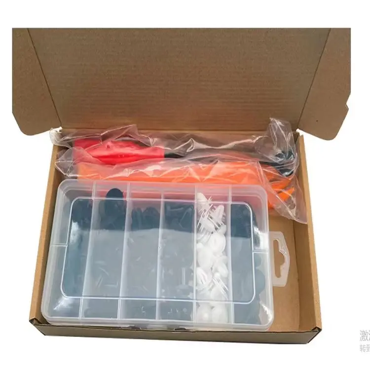 100PCS Universal Automotive Plastic Rivets 6 Specifications Buckle Bumper Clips Repair Fasteners Tools Auto Fastener Buckle Set