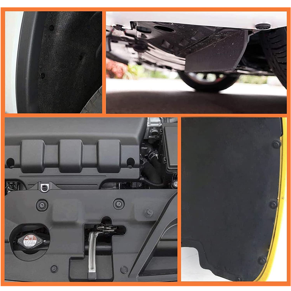 Car Retainer Clips Plastic Fasteners Kit Auto Body Retainer Clips for Bumpers, Car Fender, Door Panel Replacement for Honda