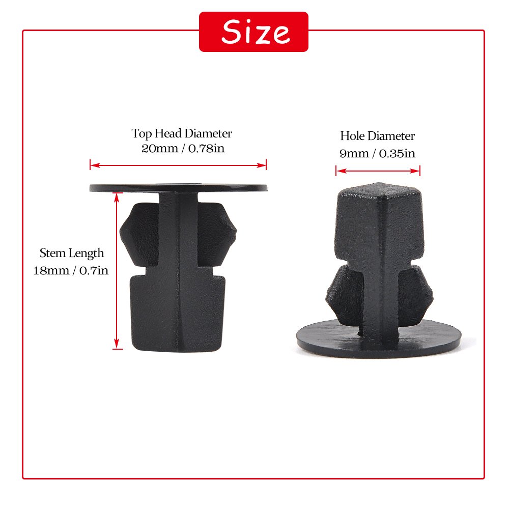 Auto Car Door Panel Trim Fender Pumper Plastic Nylon Clip for Toyota