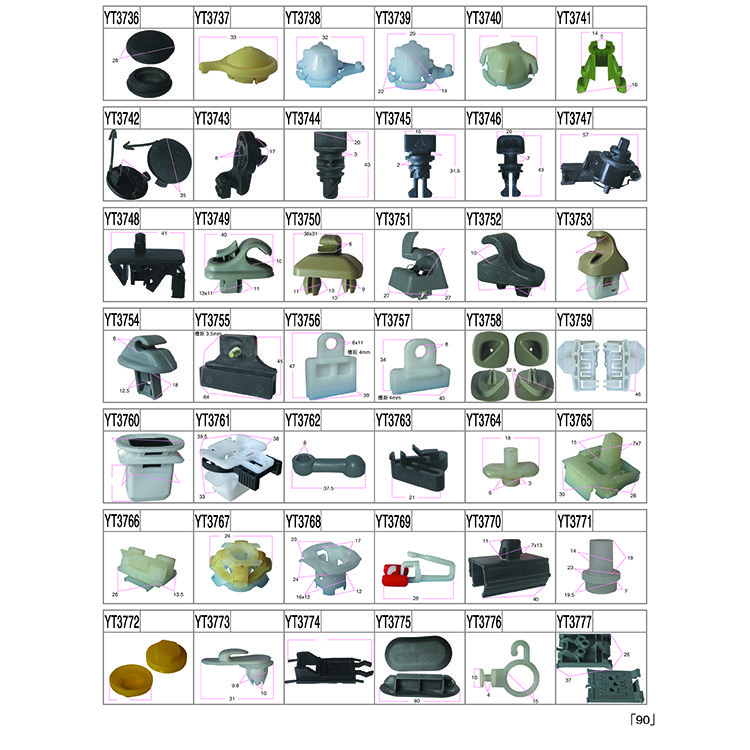 Specializes in Manufacturing Various Spare Manufacturer Auto Fastener & Clips Plastic Rivet Clips