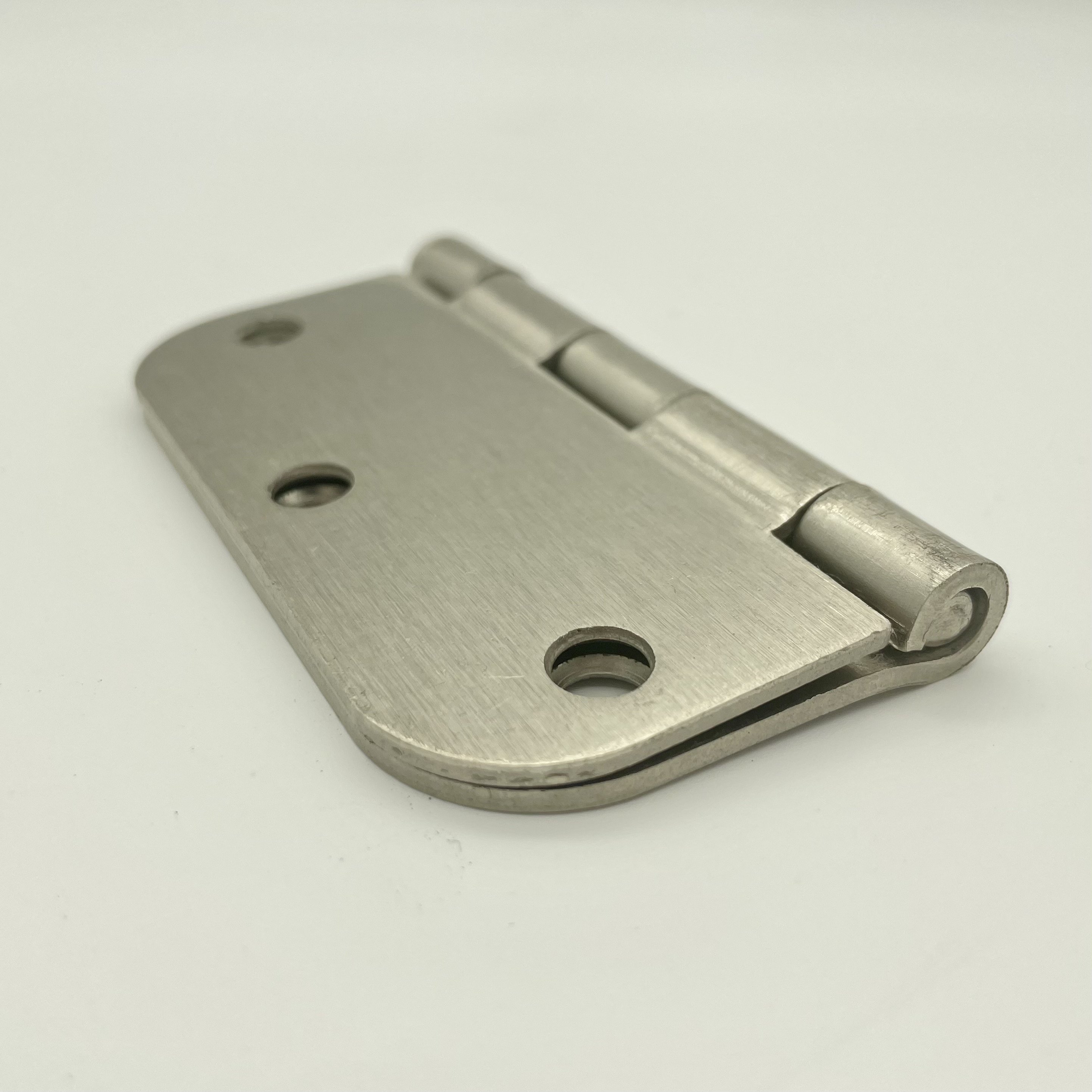 3 inch stainless steel round corner closed bathroom door Mechanical equipment Flat open gold hinge American bathroom universal