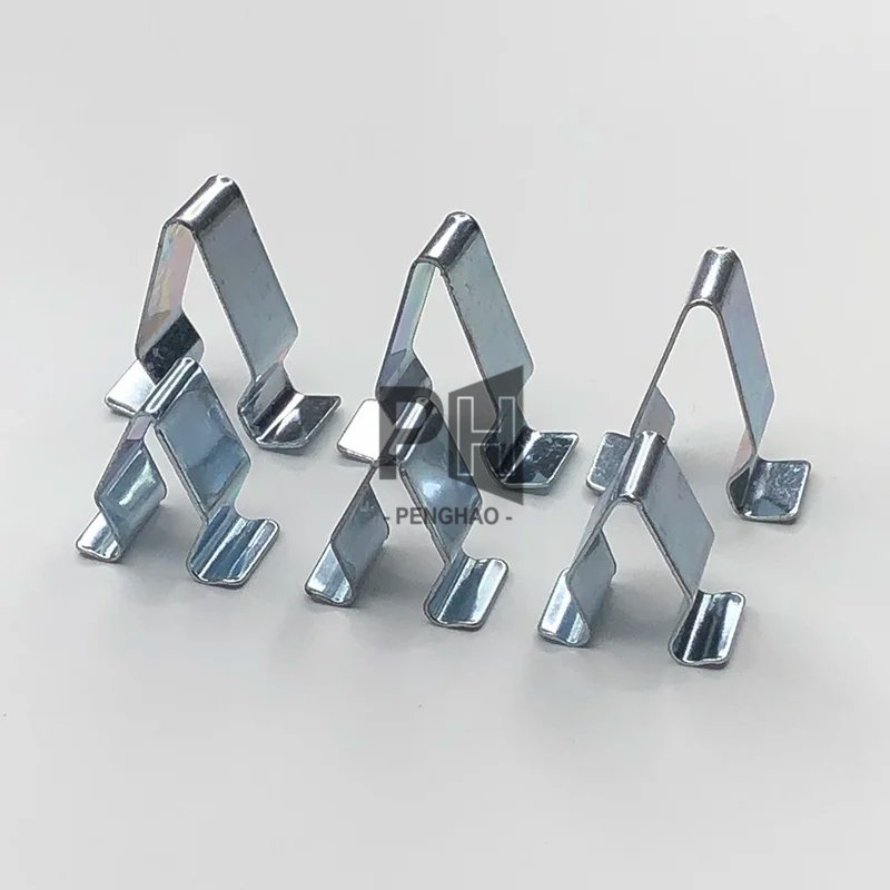 Sliver Car Door Trim Panel Lining Clips Metal Interior Upholstery Retainer Rivet Auto Fastener Clip for VW Audi Seat Skoda