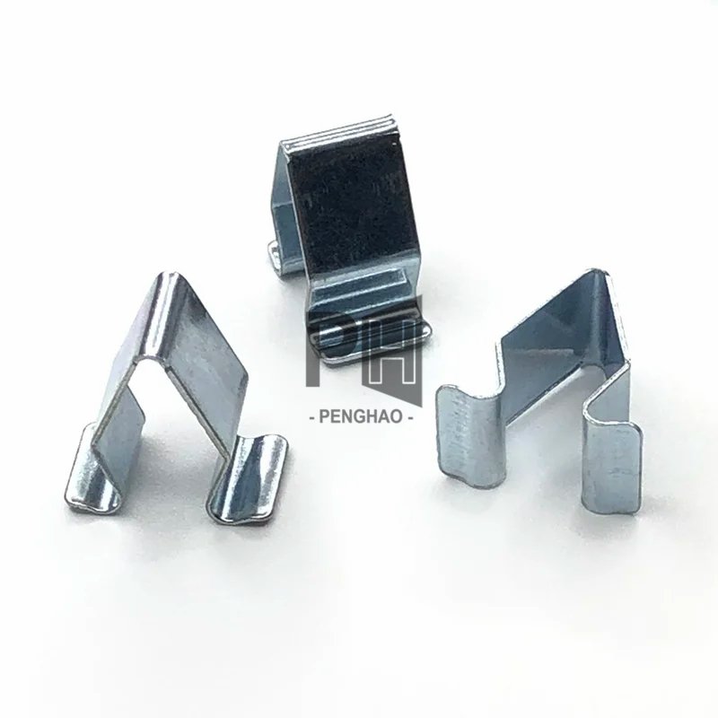 Sliver Car Door Trim Panel Lining Clips Metal Interior Upholstery Retainer Rivet Auto Fastener Clip for VW Audi Seat Skoda