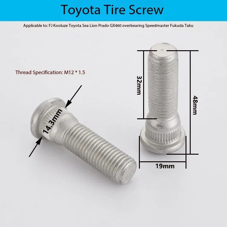 Automotive Wheel Studs Auto Car Screw Bolt Wheel Hub Bolt No reviews yet