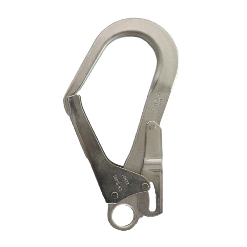 Customized Safety Stainless Steel Clip for Fall Protection Electrician Work Double Action Locking System Snap Hook