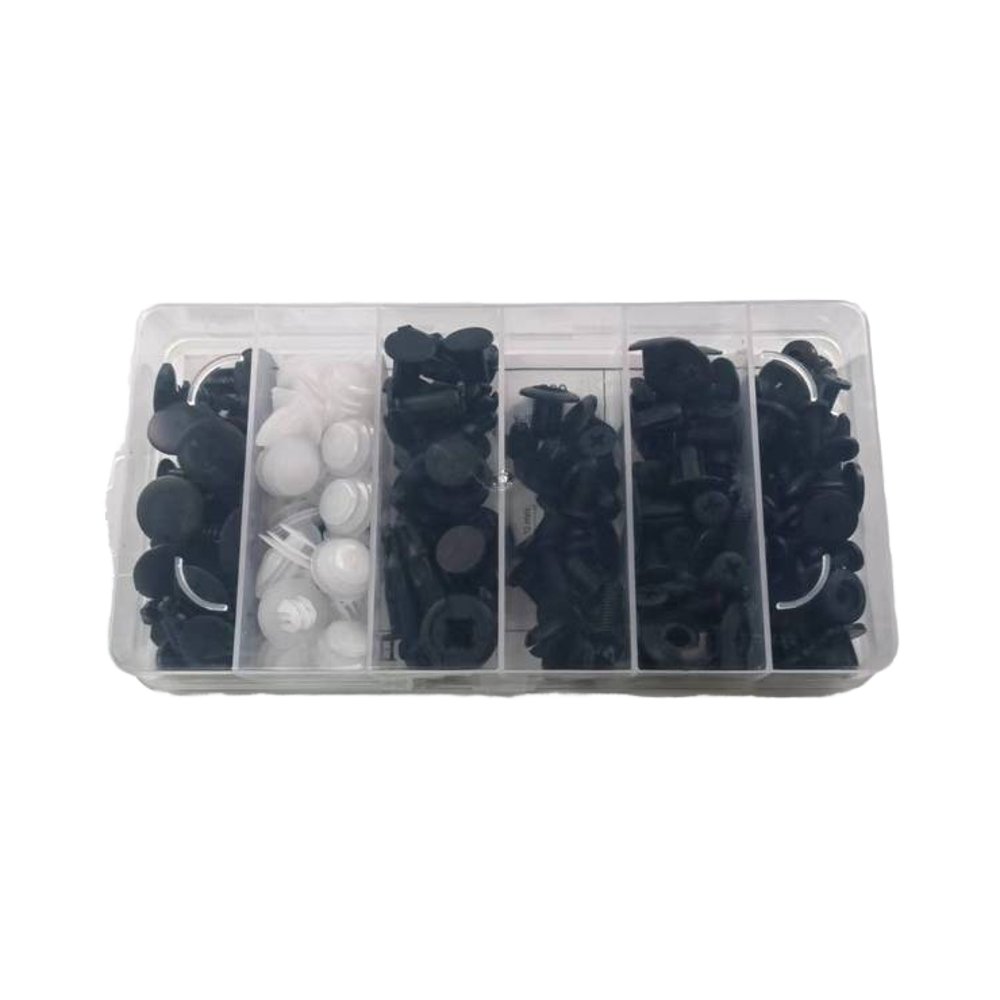 High Quality Universal Car Fastener & Clip Kit New Plastic Auto Bumper Fasteners for GM Ford Toyota Honda 100 pcs