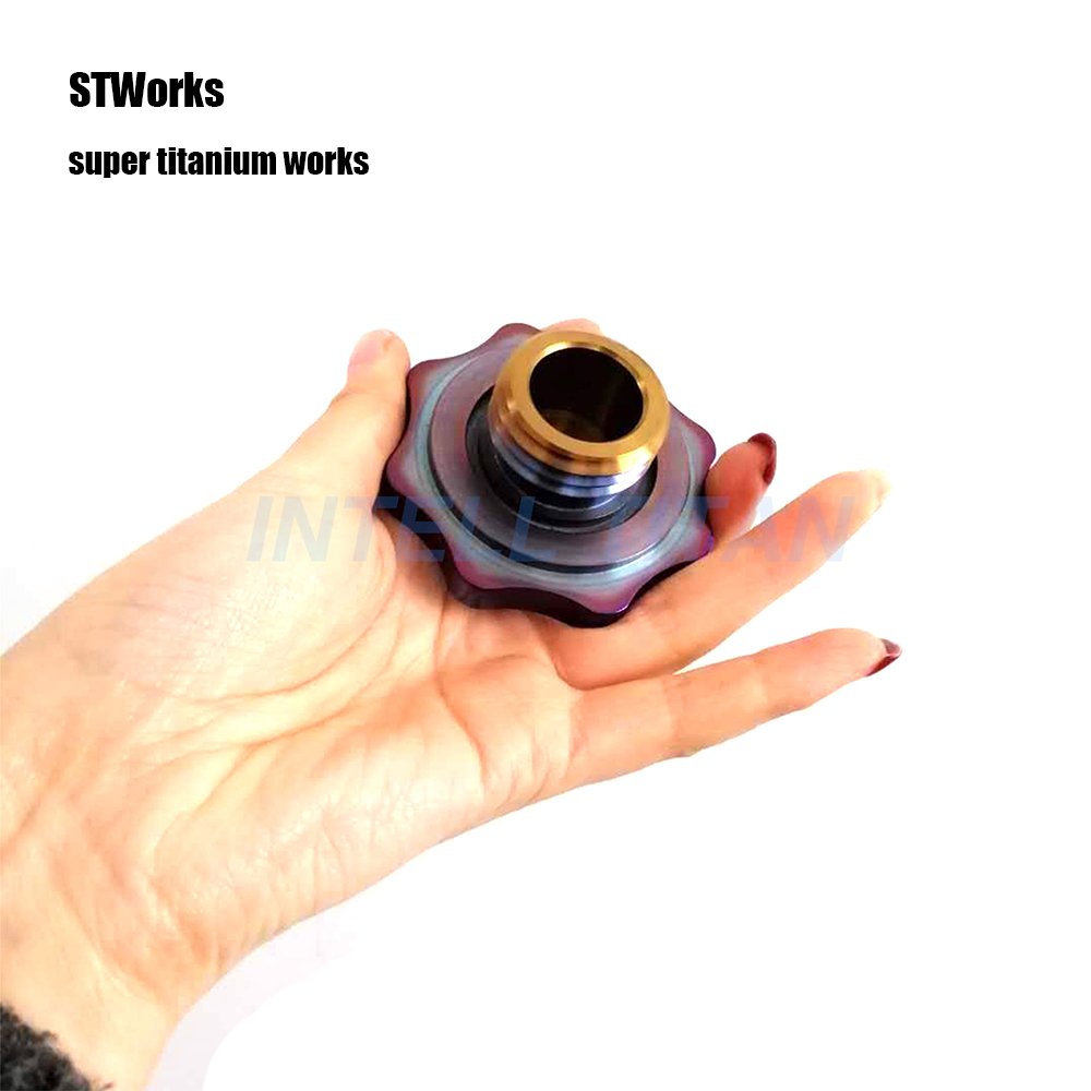 Customized car fuel tank cap CNC machining titanium alloy oil cap fuel cap