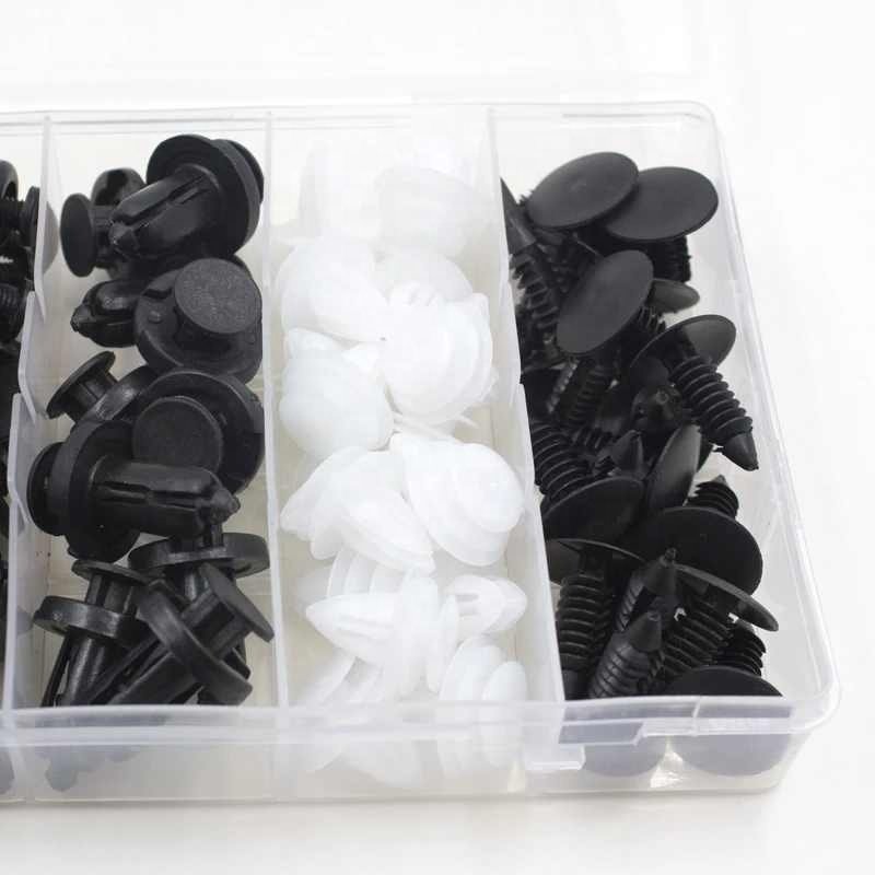 Fast Delivery 100pcs Auto Fastener Clip Mixed Car Body Push Retainer Pin Rivet Bumper Door Trim Panel 6-10mm Fixeding Clips