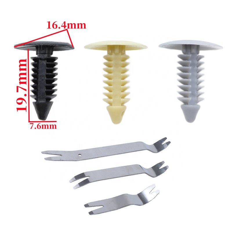 Bumper Fender Door Fixing Barbed Rivet Retaining Auto Clips and Plastic Fasteners Car Clip Accessories 388577S W705589S300