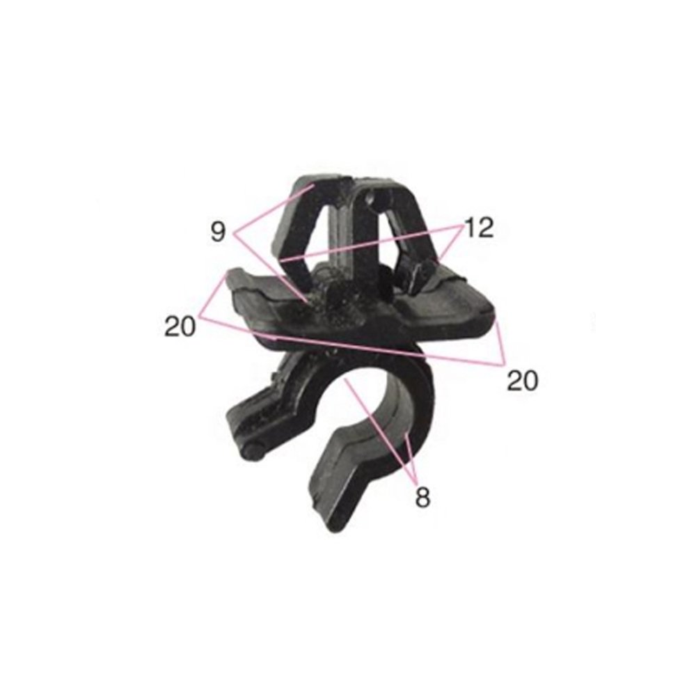 Universal Auto Spare Parts Car Nylon Fasteners Clips Support Rod Clip