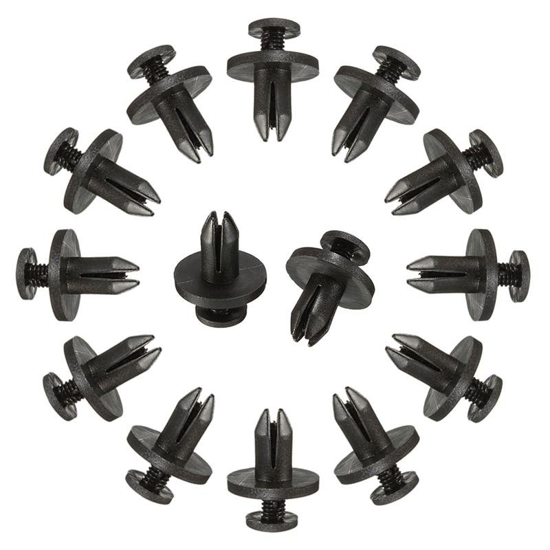 6mm 8mm Auto Bumper Fastener 6mm Hole Rivet Retainer Push Engine Cover Car Door Trim Panel Clip Fasteners