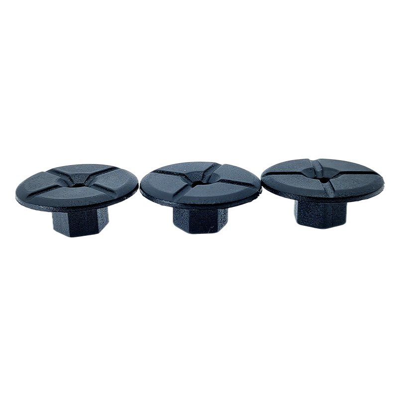 Plastic unthreaded nylon nut 4mm hole and large 24mm collar for Benz and BMW 51711958025 2019900050 K90