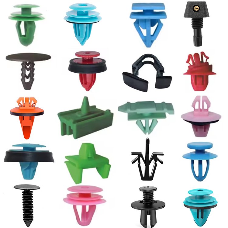 Universal Auto Fastener Clip Push Bumper Fastener Rivet Clips Body Retainer Bumpers Clips Self-tapping Screws
