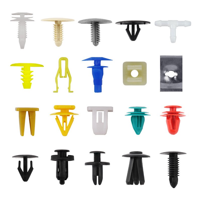 500PCS Universal Auto Clips Plastic Fasteners Car Mats Automotive Door Panel Bumper Floor Clip for GM Ford Toyota Honda