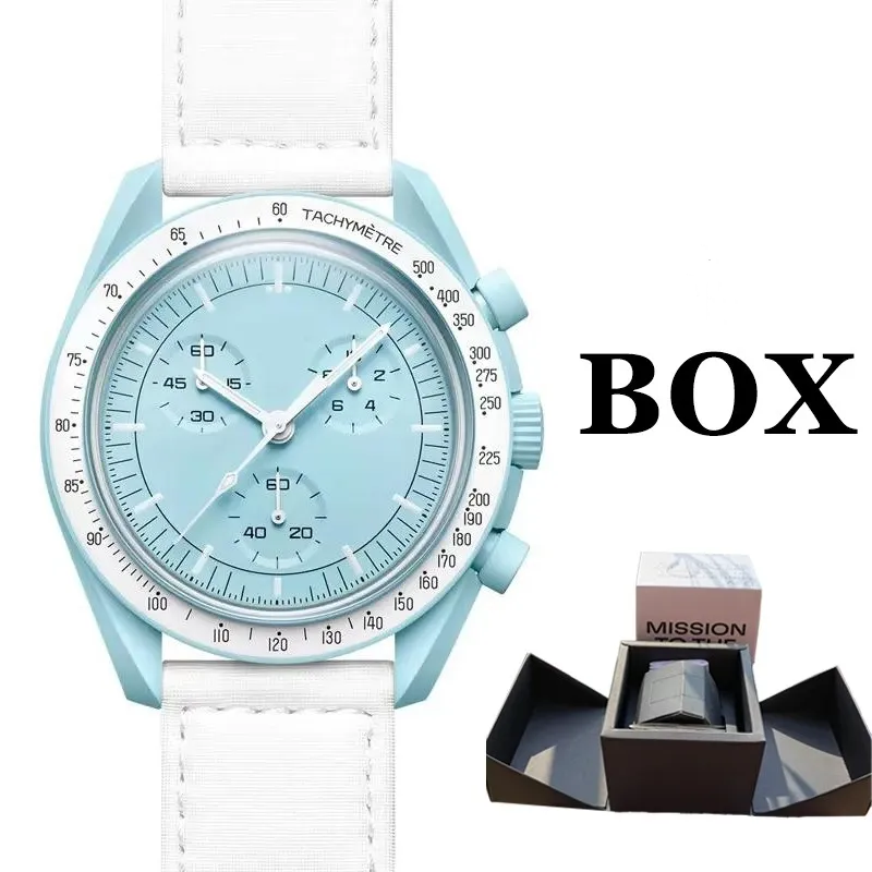 Most Popular Japanese Quartz Watch Waterproof Chronograph Top Quality Excel Watch Men's Gift Watch Wholesale Omegase Sample