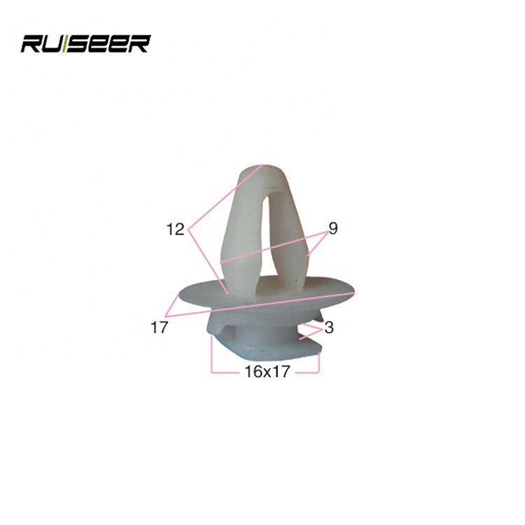 Hole Clip Plastic Push Type Rivet Retention Fastener Bumper Buckle Car Door Plate Buckle Hot Product