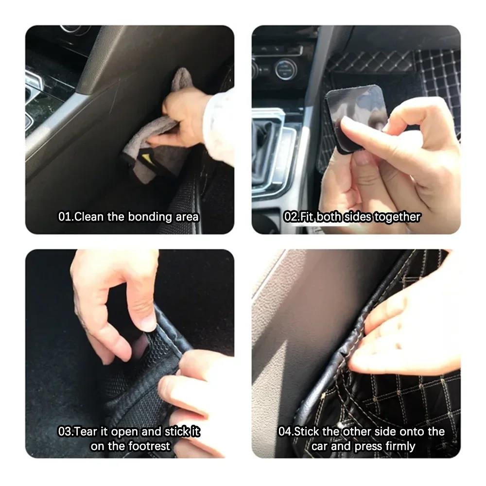 Car Carpet Tape Universal Self Adhesive Fastener Sticker Floor Mat Clips Retention Holders Grips for BMW Mercedes Benz