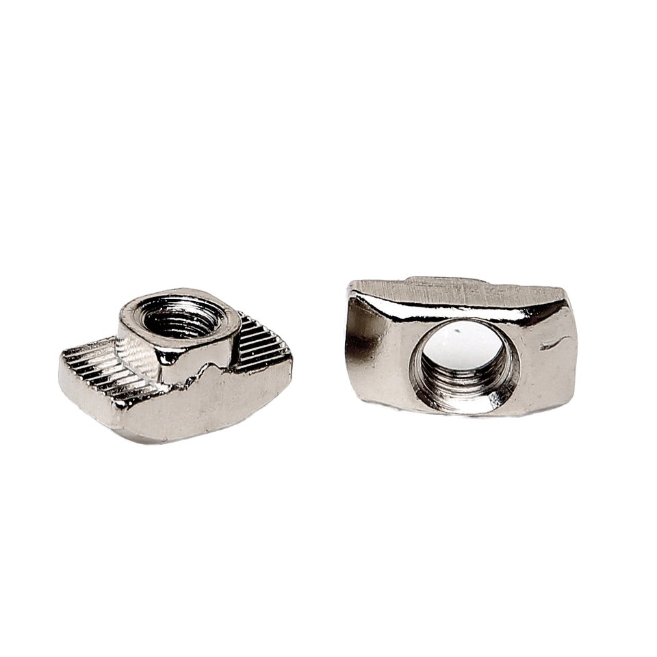 Stainless Steel 304 DIN T-Nut Aluminum Profile Rear-Mounted Sliding T Slot Nut Passivated 20/30/40/45 Type M3M4M5M6 Fastener