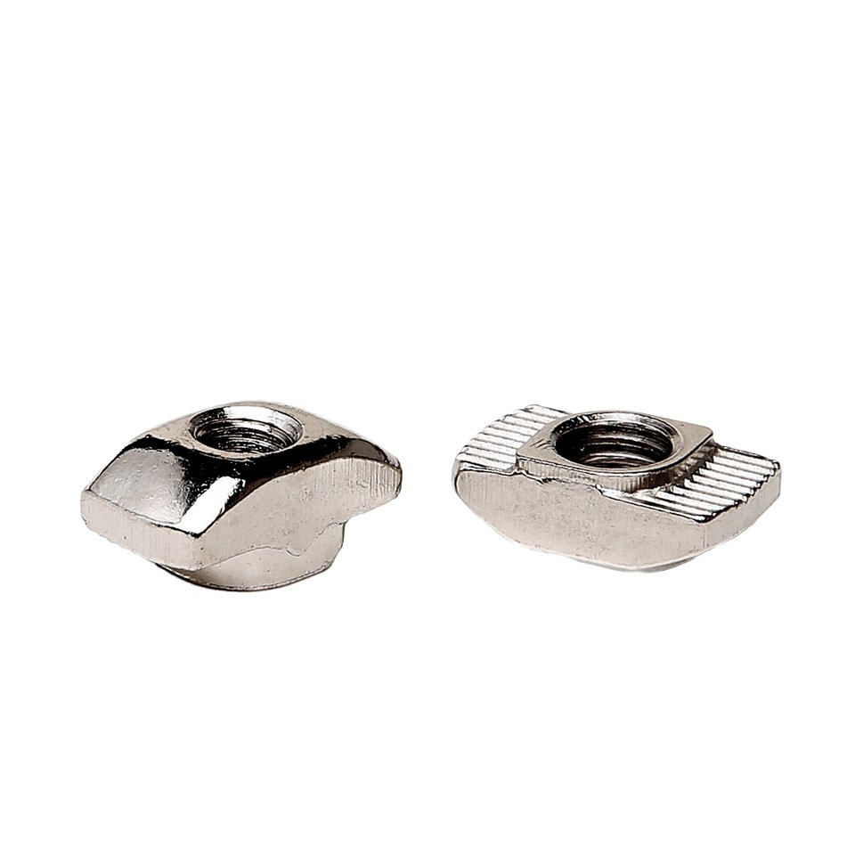 Stainless Steel 304 DIN T-Nut Aluminum Profile Rear-Mounted Sliding T Slot Nut Passivated 20/30/40/45 Type M3M4M5M6 Fastener