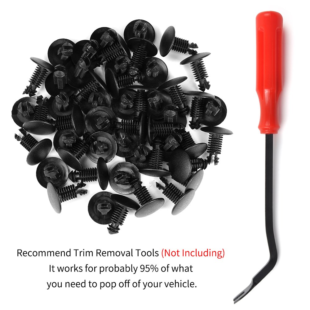 QGZ208 Car Door Panel Trim Fender Bumper Nylon Plastic Clips Auto Accessories Auto Fastener For Honda/Civic