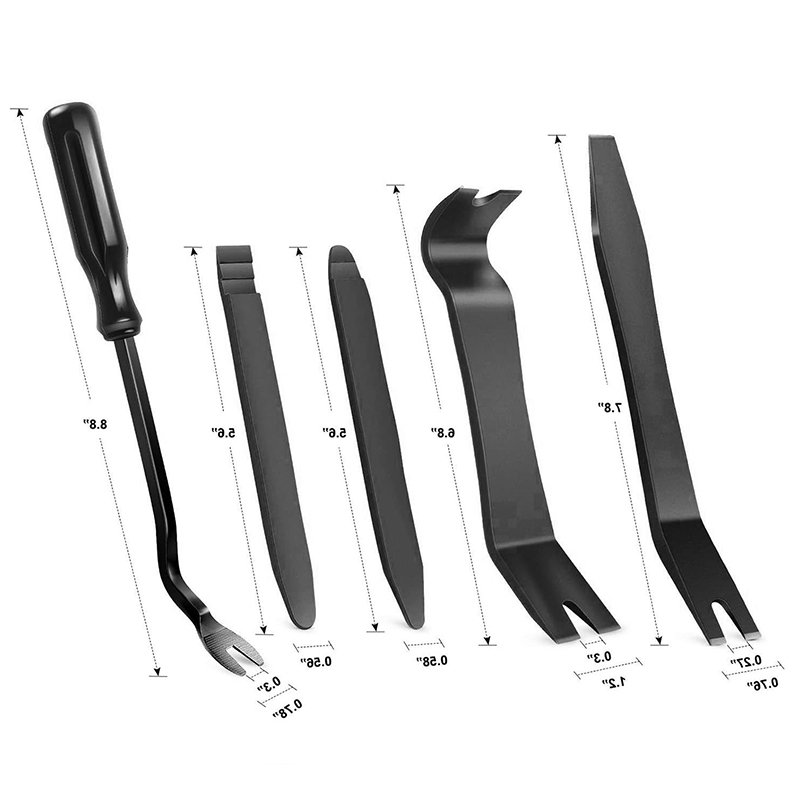 5PCS Automotive Trim Removal No-Scratch Pry Tool Kit