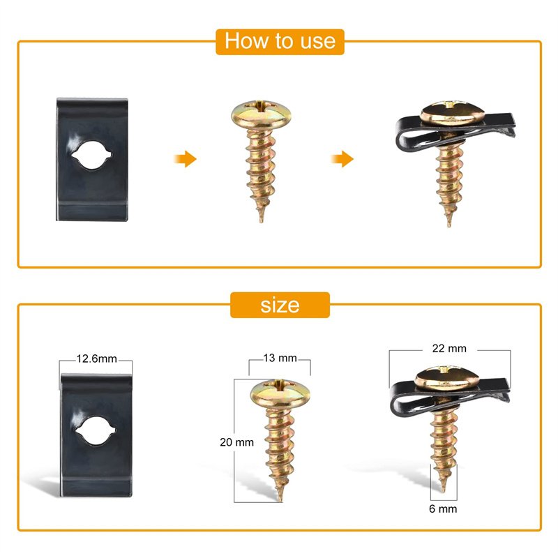 Factory Self Tapping Screws Universal Auto Clips Body Car Auto Clips And Fastener