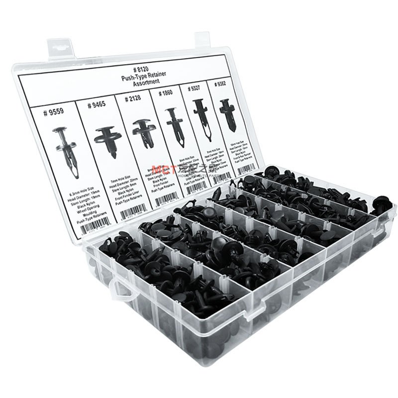 328PCS Clips Bumper Fender Liner Push Type Retainer Assortment 8120